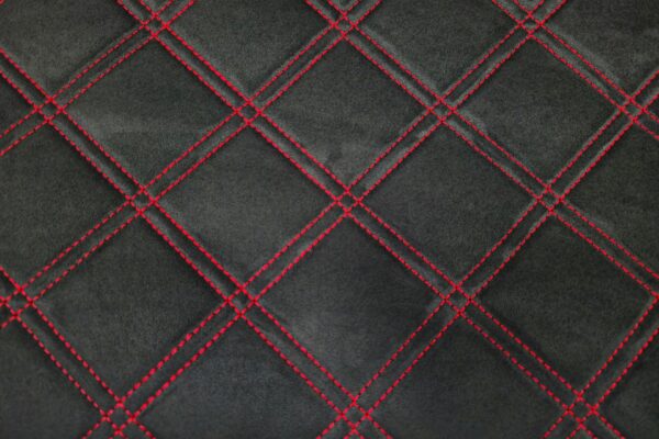 SUPREME SUEDE SQUARE - ANTHRACITE / RED THREAD
