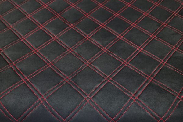 SUPREME SUEDE SQUARE - ANTHRACITE / RED THREAD
