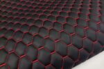 NAPPA-TEX DIAMOND DESIGN / RED THREAD