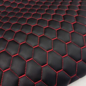 NAPPA-TEX DIAMOND DESIGN / RED THREAD