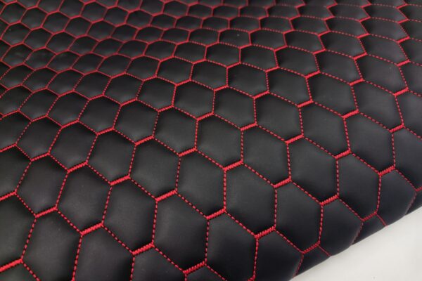 NAPPA-TEX DIAMOND DESIGN / RED THREAD