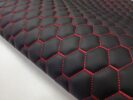 NAPPA-TEX DIAMOND DESIGN / RED THREAD