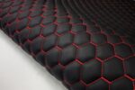 NAPPA-TEX DIAMOND DESIGN / RED THREAD
