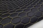 3D CARBON BLACK - RS-3 DESIGN / YELLOW THREAD