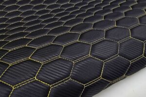 3D CARBON BLACK - RS-3 DESIGN / YELLOW THREAD