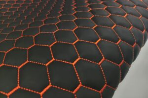 DIAMOND DESIGN / ORANGE THREAD