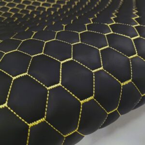 DIAMOND DESIGN / YELLOW THREAD