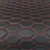 3D CARBON BLACK - RS-3 DESIGN / RED THREAD