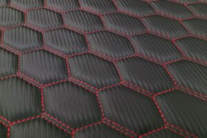 3D CARBON BLACK - RS-3 DESIGN / RED THREAD