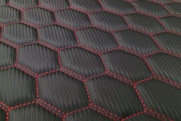 3D CARBON BLACK - RS-3 DESIGN / RED THREAD