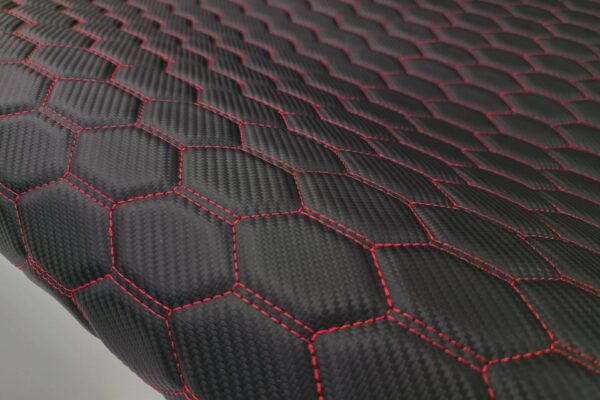 3D CARBON BLACK - RS-3 DESIGN / RED THREAD