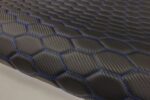 3D CARBON BLACK - RS-3 DESIGN / BLUE THREAD