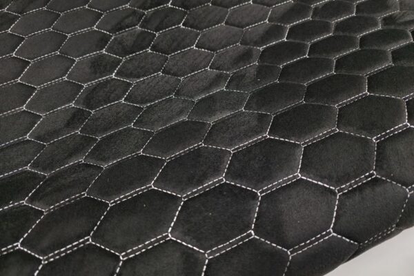PREMIUM SUEDE - RS-3 DESIGN BLACK / WHITE THREAD