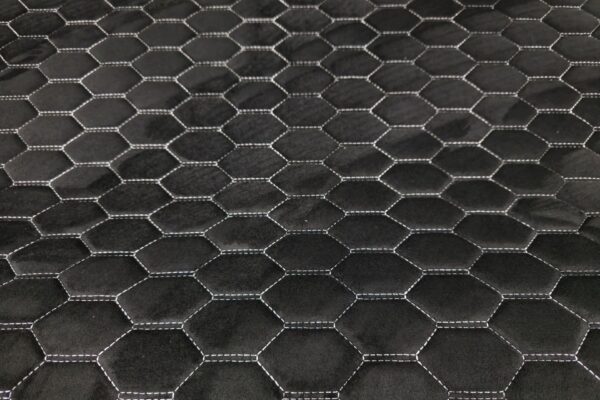 PREMIUM SUEDE RS3 DESIGN BLACK / WHITE THREAD
