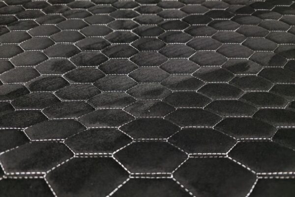 PREMIUM SUEDE - RS-3 DESIGN BLACK / WHITE THREAD