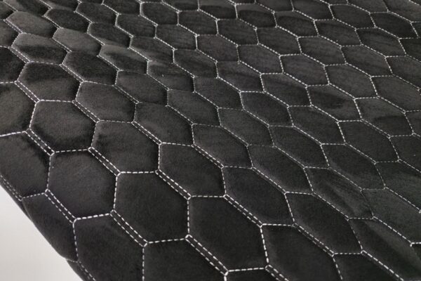 PREMIUM SUEDE - RS-3 DESIGN BLACK / WHITE THREAD