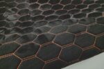 PREMIUM SUEDE RS3 DESIGN BLACK / ORANGE THREAD