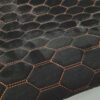 PREMIUM SUEDE - RS-3 DESIGN BLACK / ORANGE THREAD