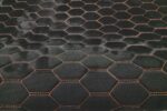 PREMIUM SUEDE RS3 DESIGN BLACK / ORANGE THREAD