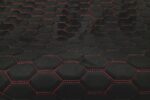 PREMIUM SUEDE RS3 DESIGN BLACK / RED THREAD