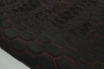 PREMIUM SUEDE RS3 DESIGN BLACK / RED THREAD