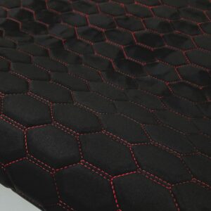 PREMIUM SUEDE - RS-3 DESIGN BLACK / RED THREAD