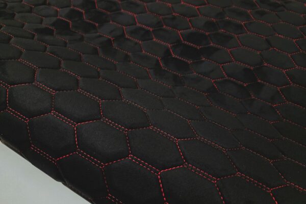 PREMIUM SUEDE - RS-3 DESIGN BLACK / RED THREAD