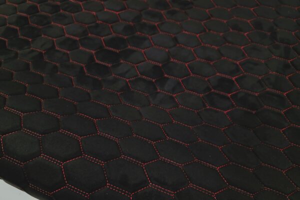 PREMIUM SUEDE - RS-3 DESIGN BLACK / RED THREAD