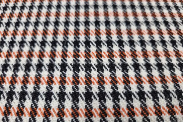 PORSCHE CLASSIC PEPITA - WHITE / BLACK / ORANGE