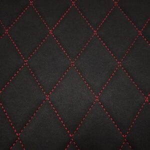 ULTRASUEDE BLACK - KARO DESIGN / RED THREAD
