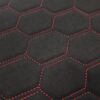 ULTRASUEDE BLACK  - HONEYCOMB DESIGN / NIĆ CZERWONA