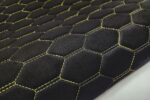 PREMIUM SUEDE RS3 DESIGN BLACK / YELLOW THREAD