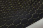 PREMIUM SUEDE RS3 DESIGN BLACK / YELLOW THREAD