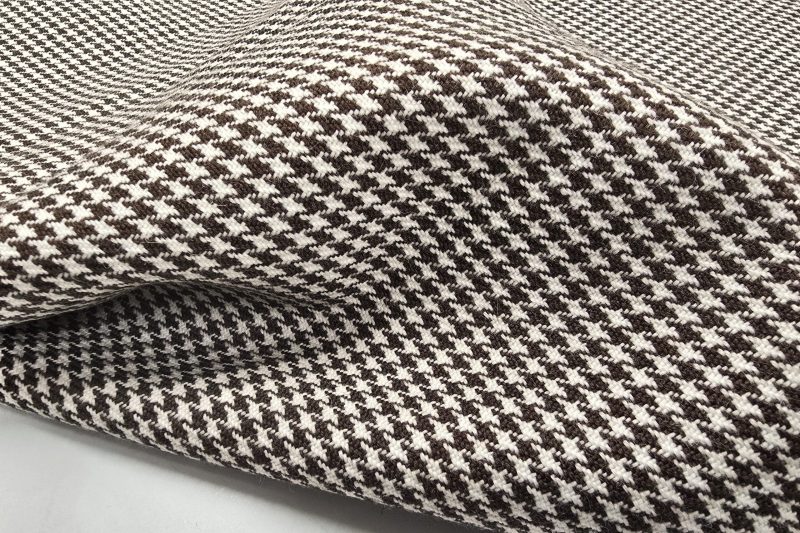 CLASSIC HOUNDSTOOTH - BIAŁY / BRĄZOWY