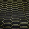 PREMIUM SUEDE LAMBO DESIGN BLACK / YELLOW THREAD