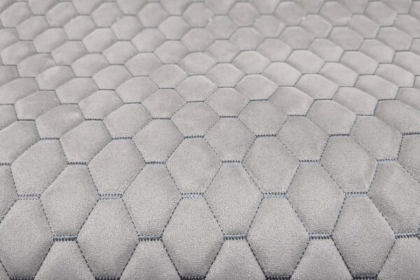 PREMIUM SUEDE DIAMOND DESIGN LIGHT GREY
