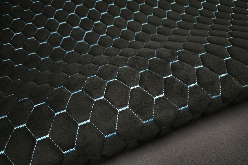 20250912 173738 PREMIUM SUEDE DIAMOND DESIGN CZARNA / NIĆ LAZUR BLUE