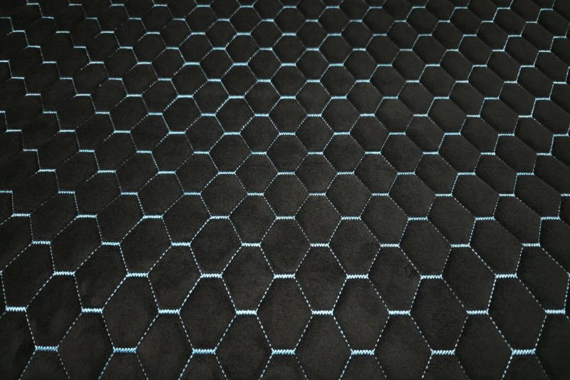 20250912 173750 PREMIUM SUEDE DIAMOND DESIGN CZARNA / NIĆ LAZUR BLUE