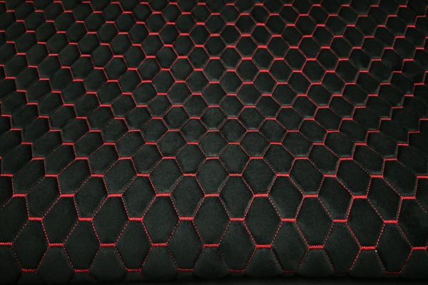 20250913 131732 PREMIUM SUEDE DIAMOND DESIGN CZARNA / NIĆ CZERWONA