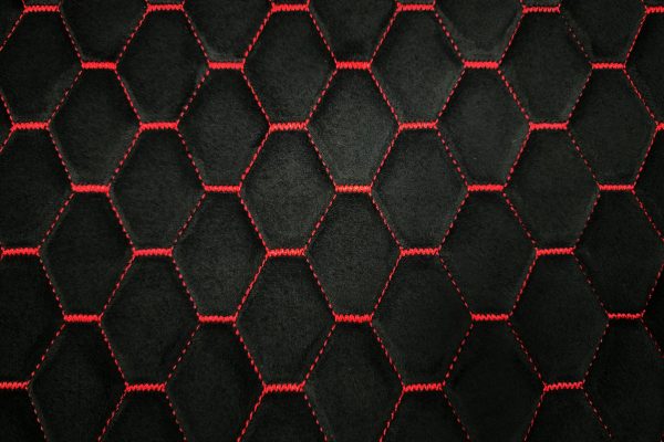 20250913 131755 PREMIUM SUEDE DIAMOND DESIGN CZARNA / NIĆ CZERWONA