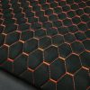 PREMIUM SUEDE DIAMOND DESIGN CZARNA / NIĆ ORANGE