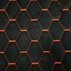 PREMIUM SUEDE DIAMOND DESIGN CZARNA / NIĆ ORANGE