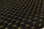 PREMIUM SUEDE DIAMOND DESIGN BLACK / YELLOW THREAD