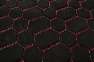 PREMIUM SUEDE RS DESIGN CZARNA / NIĆ CZERWONA