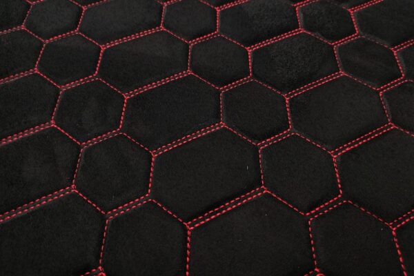 PREMIUM SUEDE RS DESIGN CZARNA / NIĆ CZERWONA