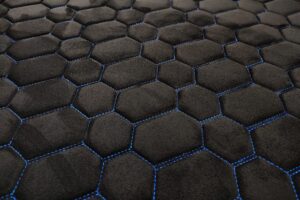 PREMIUM SUEDE RS DESIGN CZARNA / NIĆ NIEBIESKA