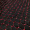 SUEDE PREMIUM DIAMOND DESIGN BLACK / RED THREAD