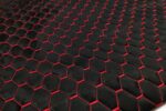 SUEDE PREMIUM DIAMOND DESIGN BLACK / RED THREAD