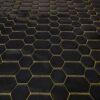 PREMIUM SUEDE - RS DESIGN BLACK / YELLOW THREAD