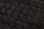 PREMIUM SUEDE - DIAMOND DESIGN BLACK / BLACK THREAD
